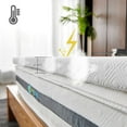 thumbnail image 4 of FlexPedic 2 Inch Cooling Gel Infused Memory Foam Mattress Topper, Twin Size, 4 of 8