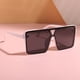 thumbnail image 4 of SAYOO Gafas de sol de moda para niños Gafas de montura cuadrada de triángulo plano simple con protección UV 400 SAYOO  Moda, 4 of 9