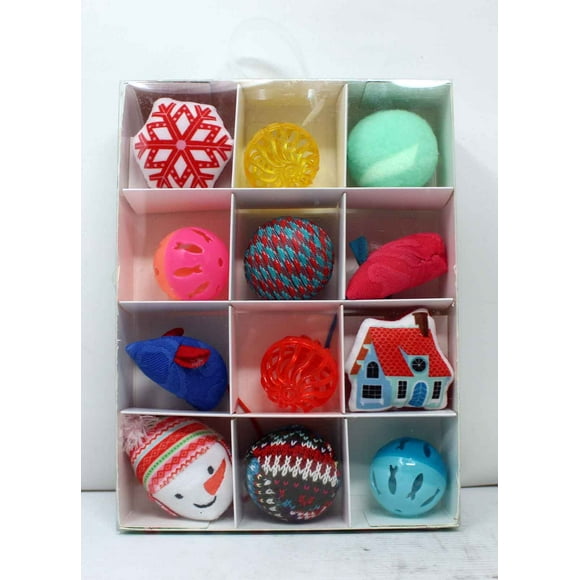Wondershop Cat Toys Calendar Catnip Balls Bells Mice 12 Toys