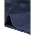 thumbnail image 5 of INSPIRE CHIC Blusa Sin Mangas Plisada De Oficina De Trabajo Sin Mangas De Satén Para Mujer Azul oscuro XS, 5 of 5