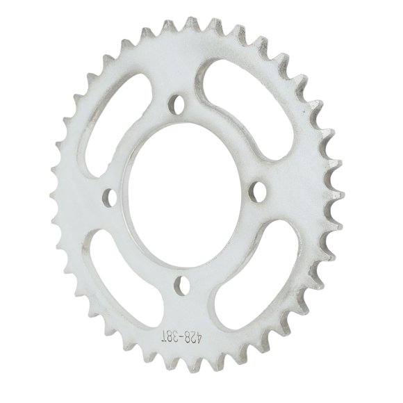 Sprocket 428 Chain 38 Tooth Rear Sprocket Steel Rear Drive Sprocket For Off Road Bikes And Motorcycles Silver