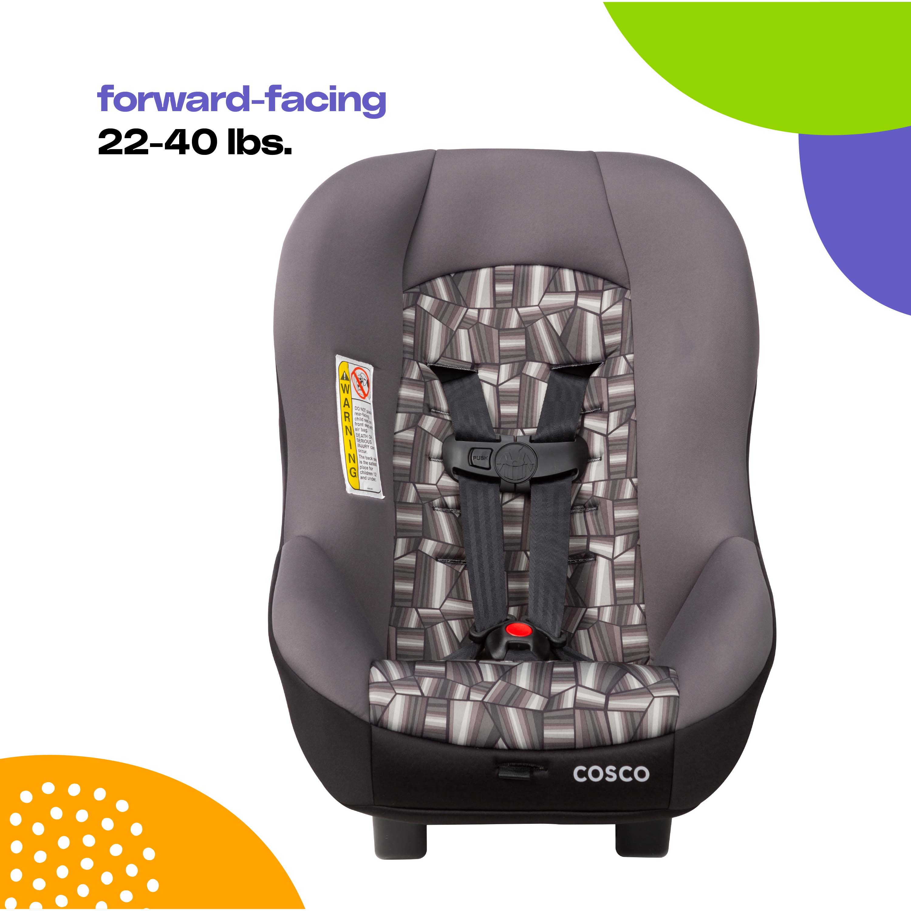 Cosco Kids Scenera NEXT Convertible Car Seat, Mimic - image 2 of 19