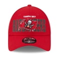 thumbnail image 2 of Men's New Era Red Tampa Bay Buccaneers 2023 NFL Draft 9FORTY Adjustable Hat, 2 of 6