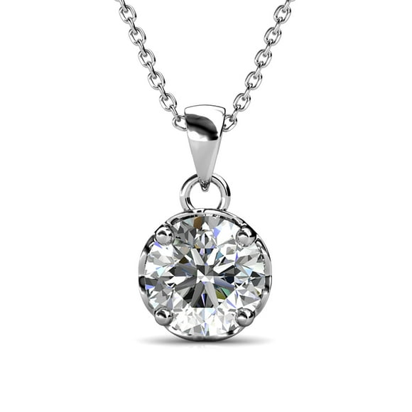 Test 1CRT Grade A Moissanite Diamond Pendant