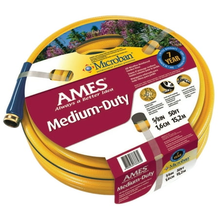- Ames True Temper All Weather Garden Hoses, 5/8 in X 50 ft, Yellow