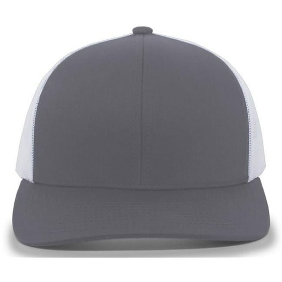 Trucker Snapback Cap, Graphite & White - One Size