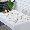 thumbnail image 5 of 15.4" Round Placemat Set of 6 Polyester Fabric Place Mats Non-Slip Dining Kitchen Table Mats for Kitchen Party Decor Champagne Glasses and Christmas Tree, 5 of 5