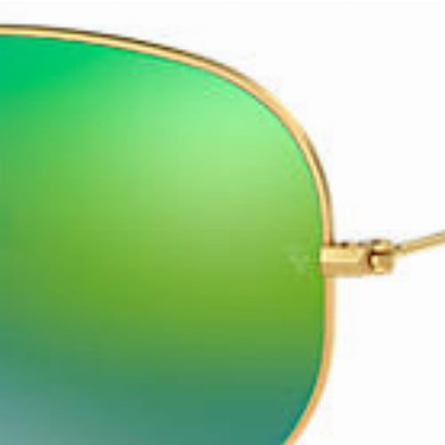 Matte Gold/Crystal Green Mirror Multi Green
