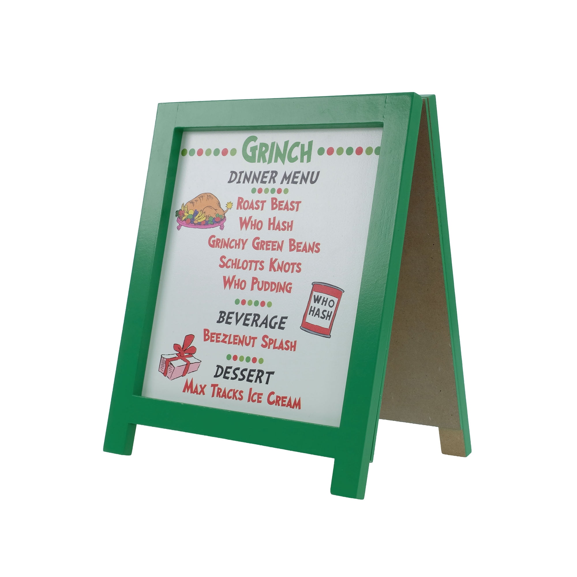 Dr. Seuss The Grinch Bistro Sign, MDF, 9 inch