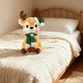 thumbnail image 5 of ToyKingdee Christmas Reindeer Stuffed Animals Plush Toys, Cute Santa Deer Elk Toys Decor, Soft Christmas Stuffed Reindeer Plushies Gifts, Holiday Xmas Deer Room Decorations, 5 of 6