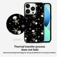 thumbnail image 3 of Halloween Skull Skeleton for iPhone 12/12 Pro Case, Cute Aesthetic Trick Treat Candy Shock-Absorbent Protectivefor Woman,Black, 3 of 6