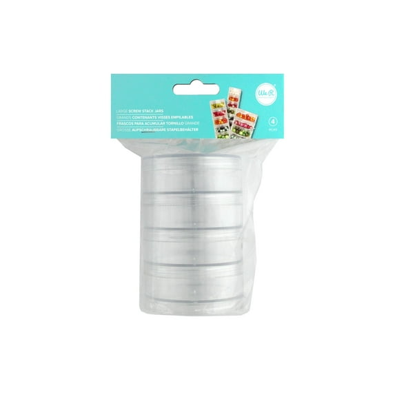 We R Memory Stack Jars Screw Top Large 4pc