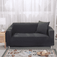 thumbnail image 3 of AUQ Pcs Couch Cover Keeps Your Couch Free From Pet Scratches and Damage. Sectional Couch Covers,Dark gray, 3 of 5