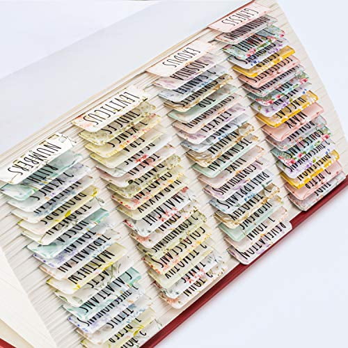 90 Bible Index tabs in Total Laminated Bible Tabs 66 Bible tabs for Old and New Testament Additional 24 Blank tabs Personalized Bible Tabs for Women and Girl Bible Journaling Supplies 