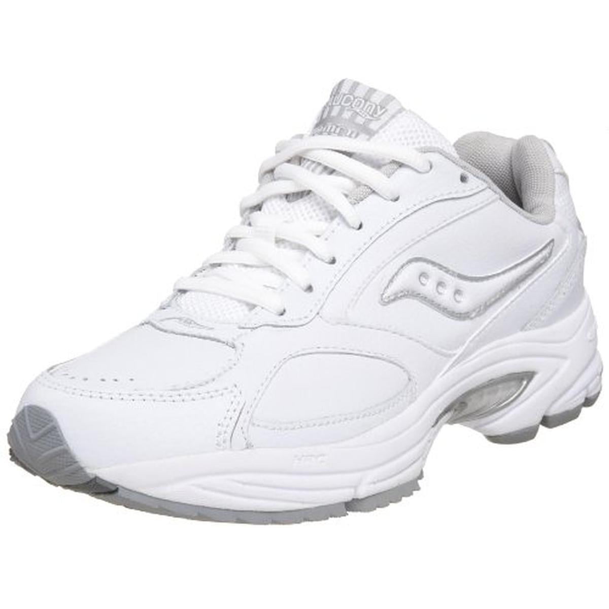 Saucony - Saucony Womens Grid Omni Walker Leather Casual Walking Shoes ...