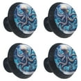 thumbnail image 2 of 4 Pcs Octopus Knobs for Kitchen Cabinet Cupboard Dresser Bookcase Drawer Pulls Handles Round Home Decor, 2 of 8