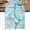 Teal Aqua Turquoise White, variant on Palm Tree Monstera Table Runner 90 Inches Long,Gray White Leaf Boho Botanical Tropical Cotton Linen Table Runners Dresser Scarves,Fabric Tabletop Scarf Furniture Cover for Home Dinner Party 13"x90"