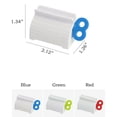 thumbnail image 6 of Magik 3-6 Pack Rolling Tube Toothpaste Squeezer Easy Dispenser Seat Holder Stand, 6 of 9