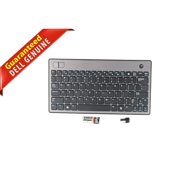 Dell RK906 Compact Slim Mini Wireless 83keys English Trackball Keyboard HN4NF