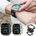 thumbnail image 3 of For Apple Watch Metal Case - Zinc Alloy & PC Material, 49MM/46MM Design, Available in Black/Titanium, 3 of 9