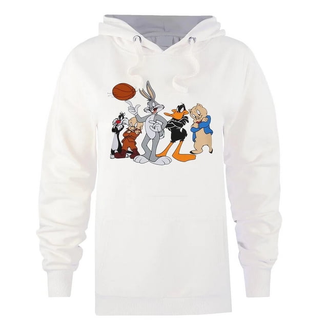 Looney Tunes - Sudadera Space Jam para Mujer (Blanco)