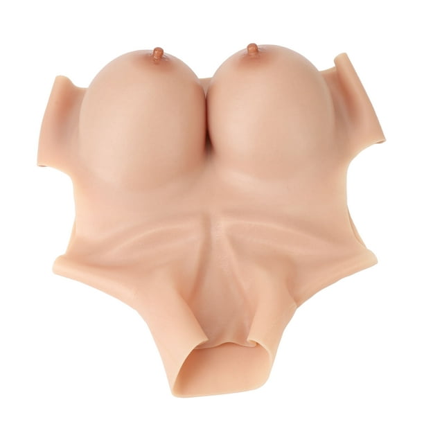 Prosthesis Fake Boobs, Color 2 D Cup Improve Skills Top Silicone Breast  Forms Prevent Deformation Wearable Perfect Fitting For Prolactin Training 