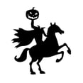 thumbnail image 2 of Etiqueta de pared de tela de fieltro de Halloween BLESIY decoración reutilizable calcomanía de Halloween Estilo D, 2 of 8
