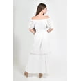 thumbnail image 3 of Vestido bordado Off Shoulder Roman Fashion /Juvenil, 101 (Blanco) blanco M, 3 of 5