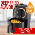 Brentwood Appliances AF202BKC 2 Quart Small Air Fryer Copper with