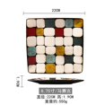 thumbnail image 1 of Creative Ceramic Hand-painted Western Plate Disc Color Flat Plate Soup Plate Dish Salad Dish Microwave Breakfast Plate, 1 of 5