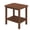 Brown, variant on 17.7" HDPE Double Patio Side Table - Rectangular Small Outdoor End Table for All Outdoor Spaces
