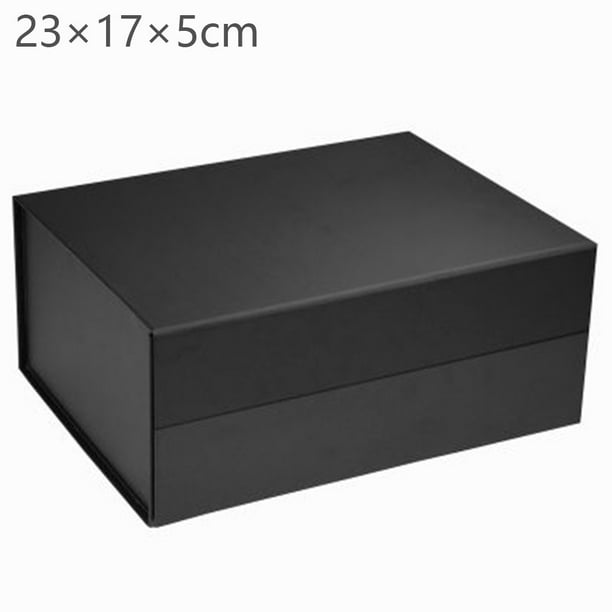 Shoe Clothing Box Black High End Empty Clamshell Folding Box Packaging Box Walmart Com Walmart Com