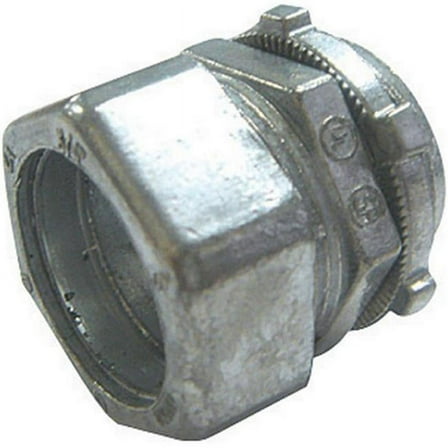 Gampak 49250 0.5 in. EMT Compression Connector - Gray - 1/2 in.