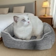thumbnail image 4 of Ltdhehe Beds For Small Medium Washable Calming Orthopedic Warming Soft Calming Sleeping Durable Bed With Slip Bottom, 4 of 6