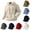Beige, variant on Men Sherpa Fleece Jacquard Hoodies Casual Long Sleeve Hooded Pullover Sweatshirt Loose Lightweight Winter Warm Tops With Pcoket