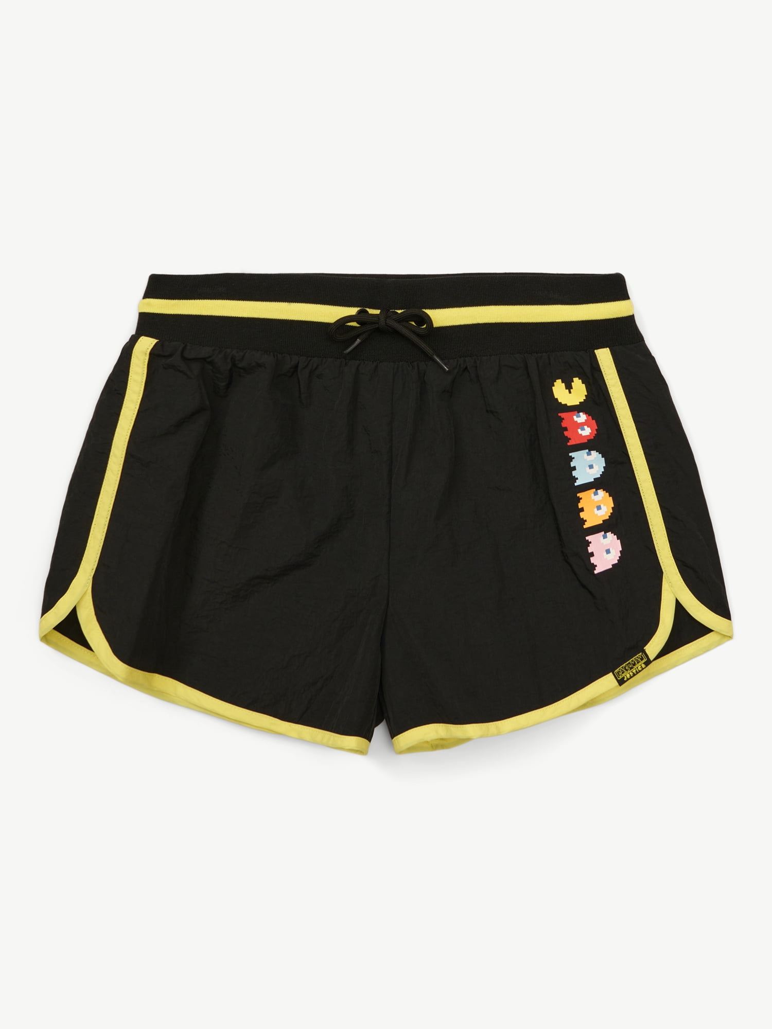 Justice Girls PAC-MAN Running Short, Sizes XS-XL & Plus