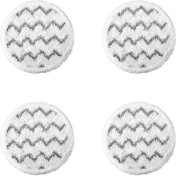 4 Pack Steam Mop Pads Fits S7000 S7001 S7000AMZ S7001TGT (Gray White Pack of 4) Replacement Parts New for Shark