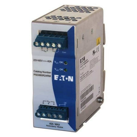 Eaton Redundant DC Power Supply,24VDC,40A PSG960R24RM