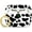 Cow Black, variant on YOMPLOW AirPods Pro 2/1 Leopard Print Case with Gold Carabiner, Grey Leopard