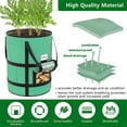 thumbnail image 4 of EIMELI 3Pcs Plant Grow Bags 10 Gallon Non-Woven Breathable Plant Grow Pots with Sturdy Handless Reusable Growing Containers for Potato Vegetable and Flowers, 4 of 9