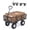Gray-Upgraded Version, variant on 800LBS Heavy Duty Steel Garden Cart Wagon – 10" All-Terrain Pneumatic Tires – Removable Mesh Sides – 180° Rotating Handle –Yard Cart for Lawn, Garden, Farm-Black – Optimized Version