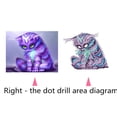 thumbnail image 2 of Gato de dibujos animados 5D DIY te pintura Rhinestone imágenes cristales Zulema Pintura diamante bricolaje gato, 2 of 8