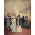 thumbnail image 2 of Charles Billon 19x24 Gold Ornate Framed and Double Matted Museum Art Print Titled - The Red Mill Promenoir (1890), 2 of 4