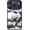 Clear - Black White Tulips, variant on Magnetic Case for iPhone 15, 10ft Military-Grade Protection, Compatible with Magsafe, Shockproof Phone Case for iPhone 15 - Balloonasaurus - Clear Black