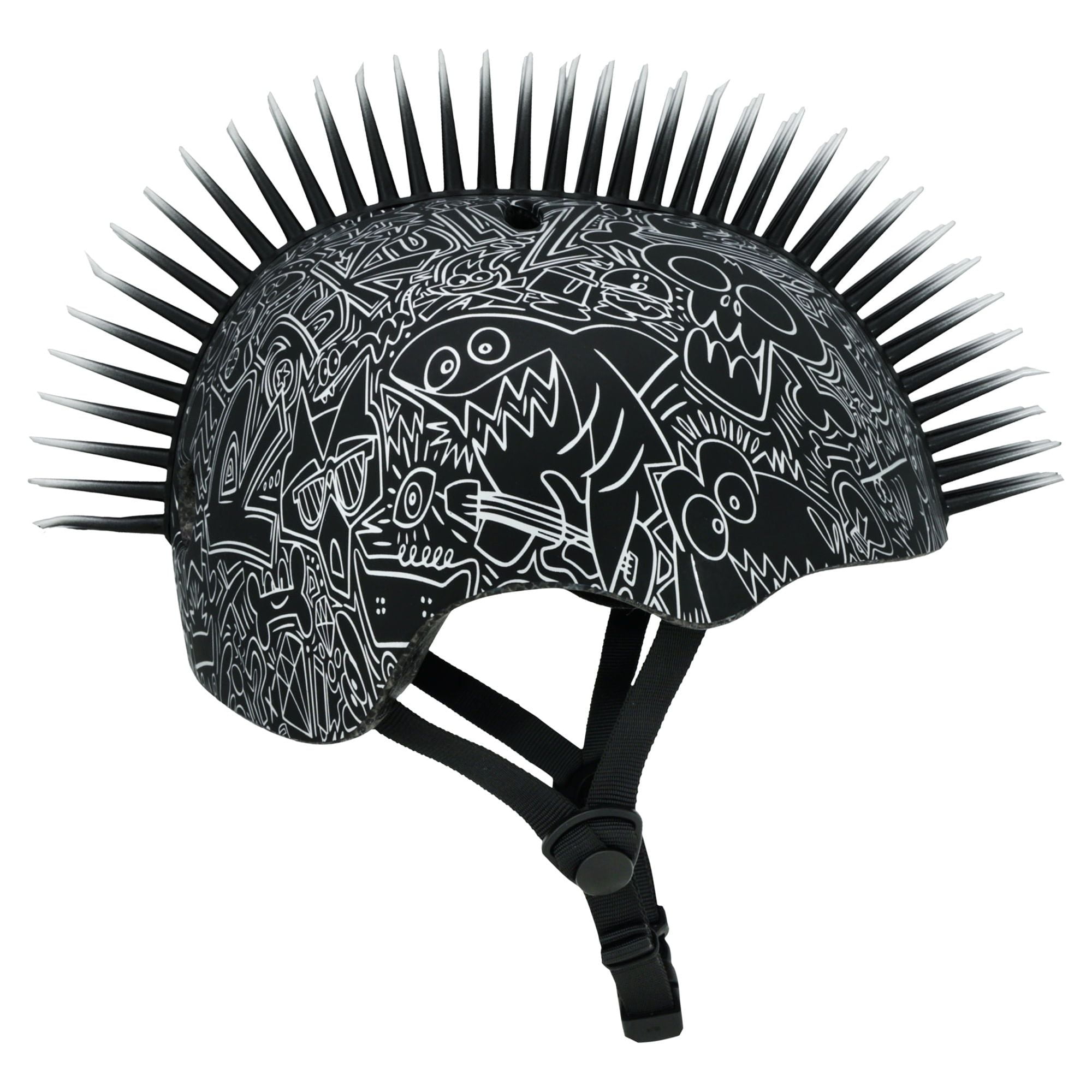 RASKULLZ DOODLE BLACK CHILD HELMET