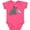 Retro Heather Pink, variant on Inktastic Cute Rhinos Boys or Girls Baby Bodysuit