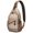 Symmetrical In, variant on Wilderness Bigfoot Survival Sling Backpack for Men Women, Funny Sasquatch Travel Crossbody Bag for Outdoor Hiking and Camping