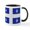 White/Black Inside, variant on CafePress - Quebec Canada Flag Mug - 11 oz Ceramic Mug - Novelty Coffee Tea Cup
