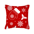 thumbnail image 3 of Funda de almohada navideña de dibujos animados, regalo de vacaciones de Papá Noel, funda de cojín cuadrada, 3 of 5
