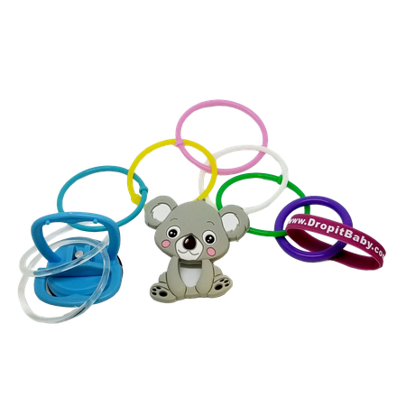 Drop it Baby, Koala Drop it Pack Cup/Pacifier/Bottle/Teething Toys Holder